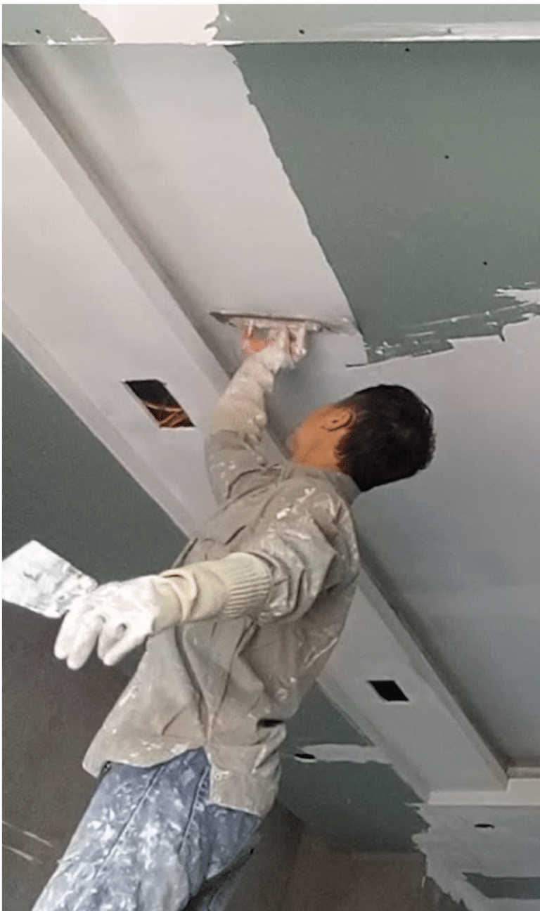 skim coating plaster walls